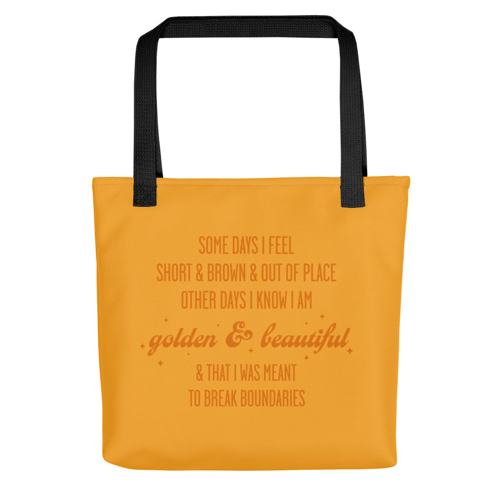 Golden & Beautiful Tote Bag