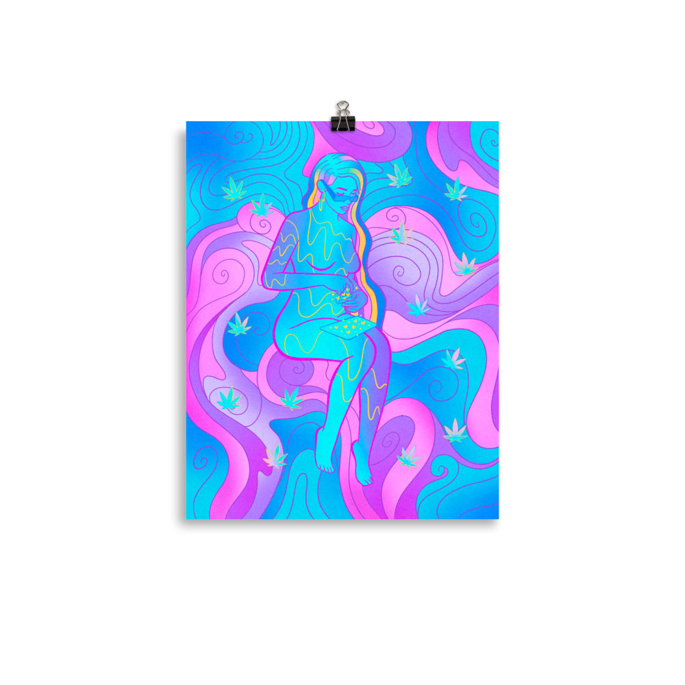 Leaves & Love Print