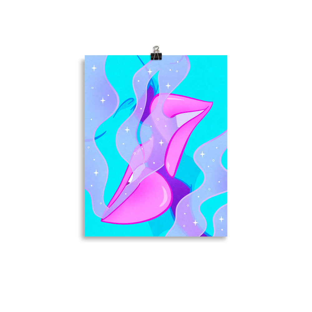 Smoke & Kisses Print