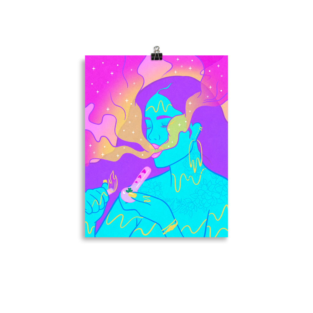 Stoner Babe Print