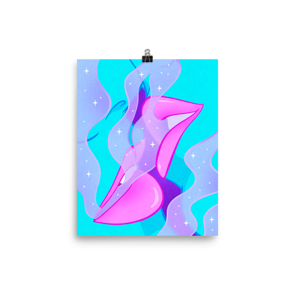 Smoke & Kisses Print