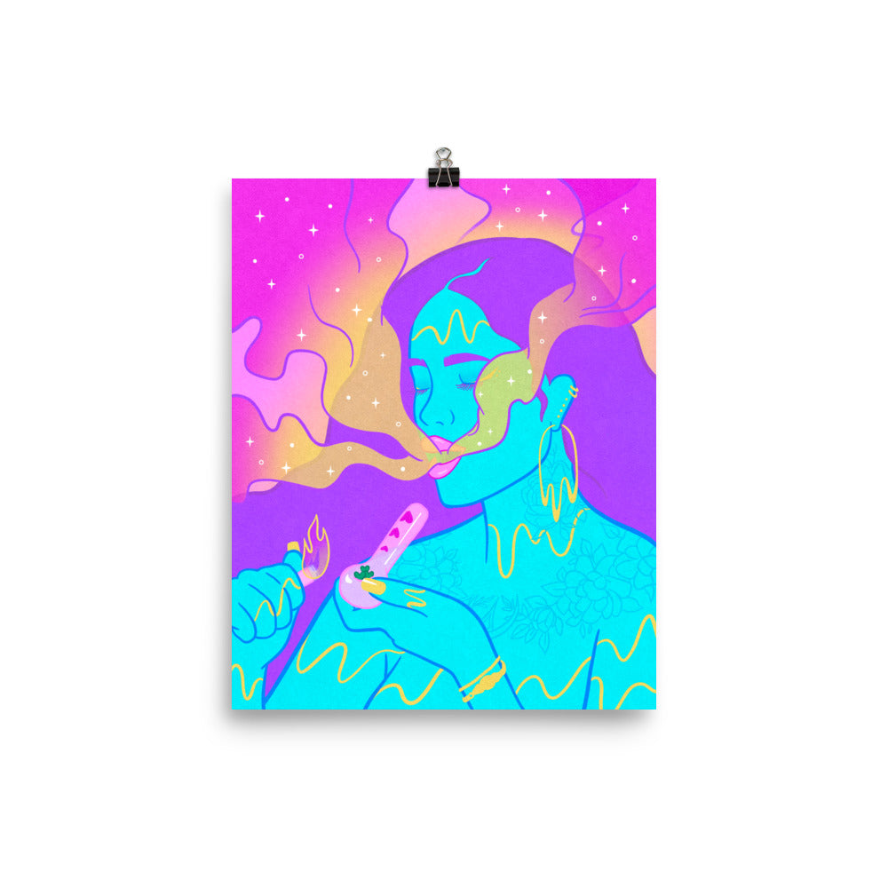 Stoner Babe Print